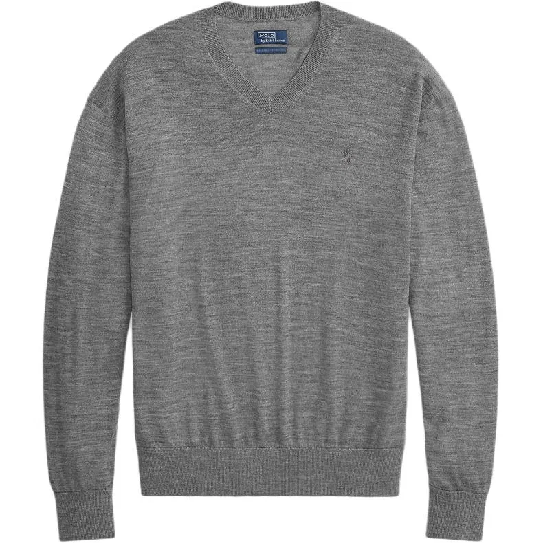 Женский свитер с V-образным вырезом Polo Ralph Lauren, Gray
