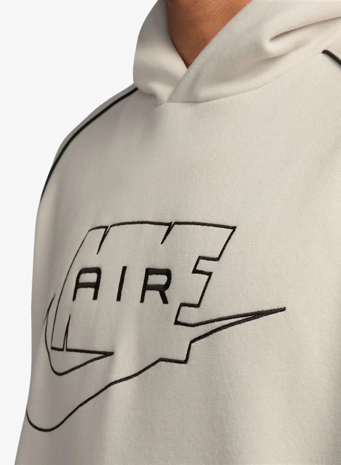 Худи с капюшоном Air Nike, светло-бежевый — фото 3