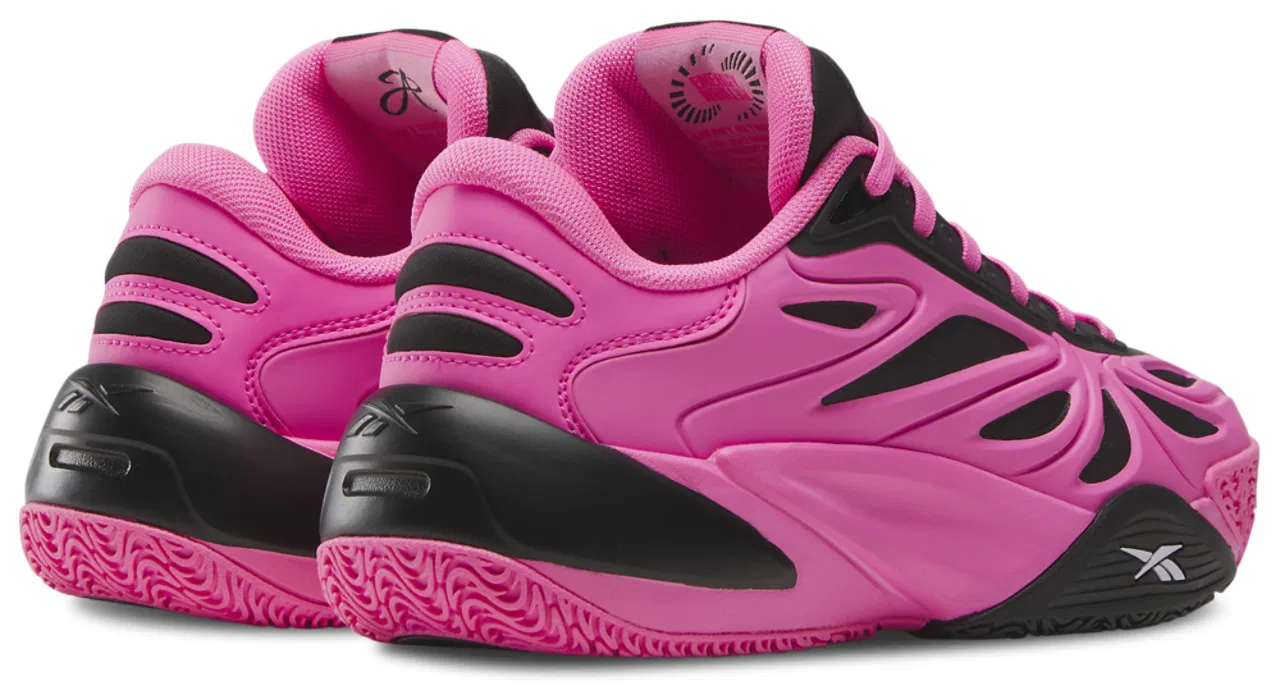 Кроссовки для девочек Angel Reese 1 Reebok, черный/розовый — фото 3