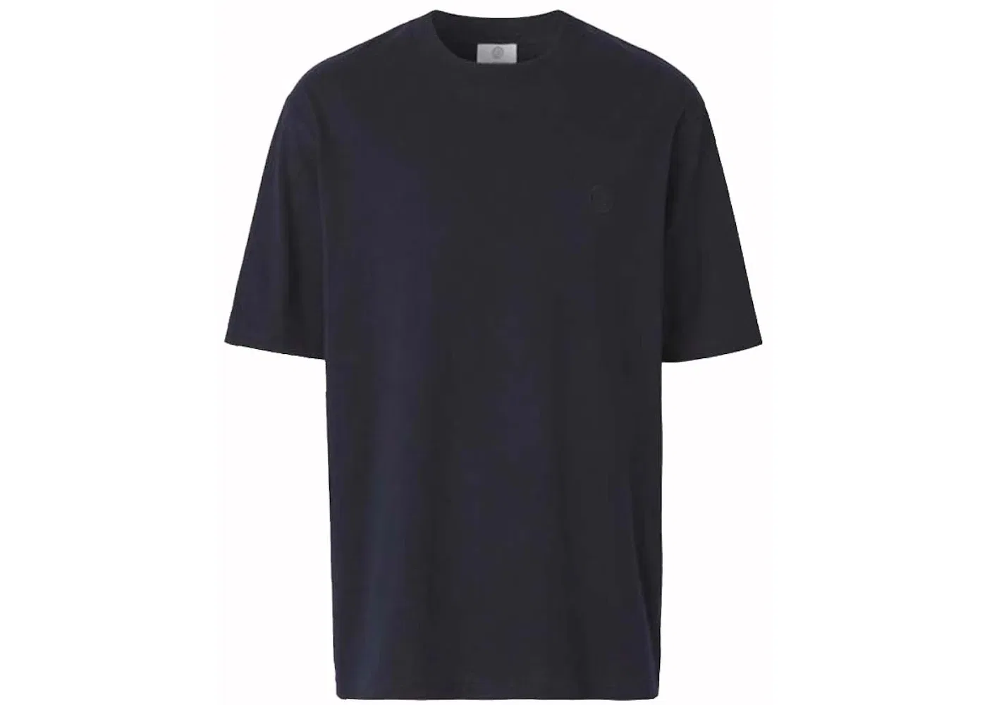 Мужская футболка с принтом Burberry Monogram Chest Embroidered Logo Burberry, Coal Blue