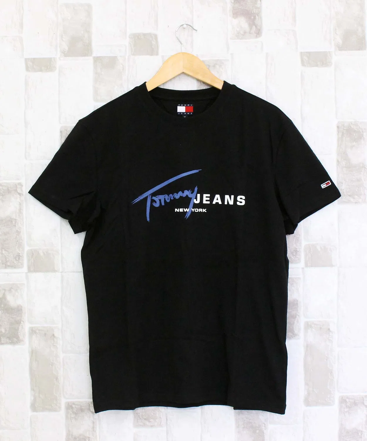 Мужская футболка с принтом TJM REG SIGNTR DNA TEE EXT TOMMY HILFIGER, Black