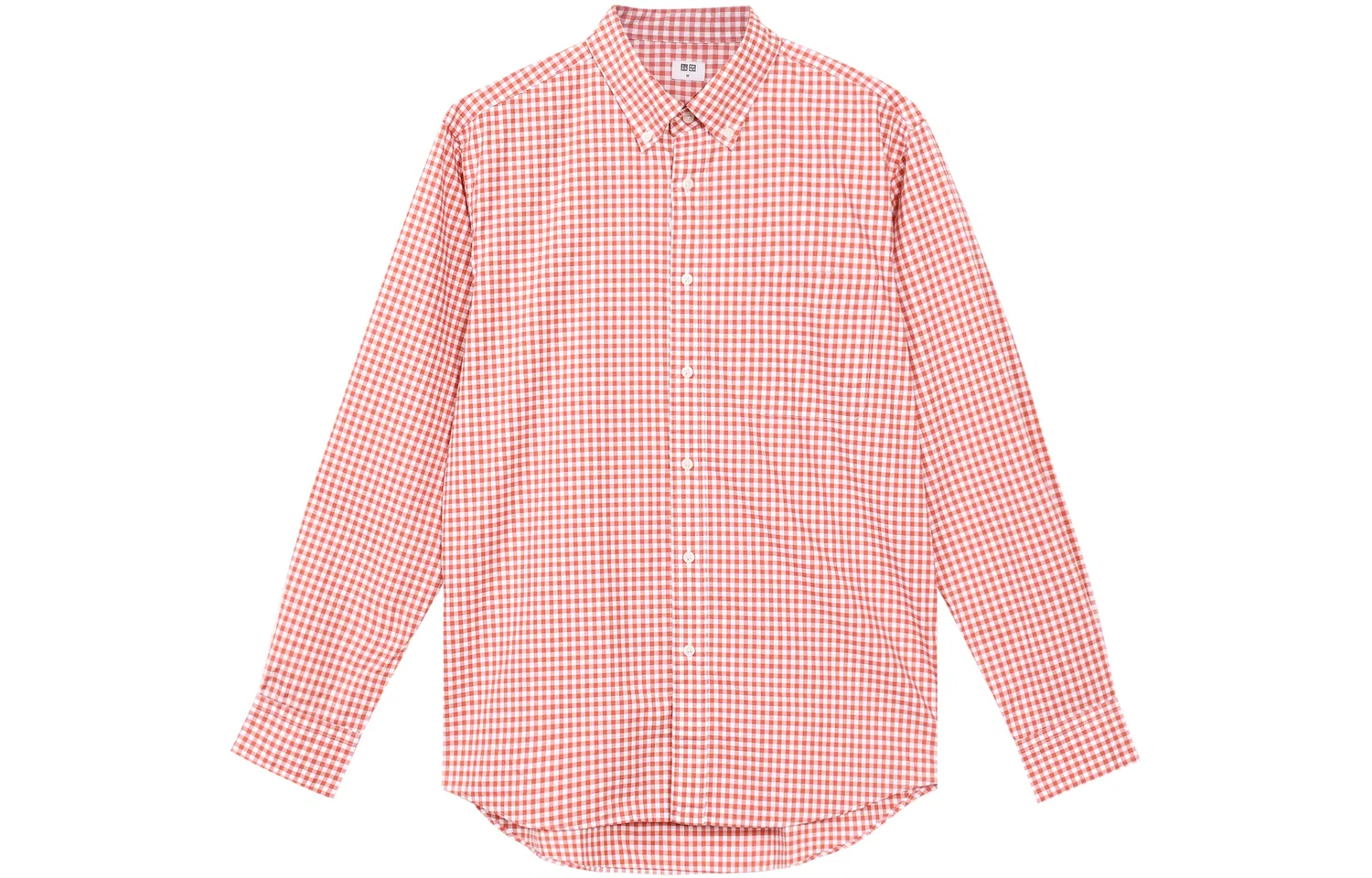 Женская рубашка с лацканами Agate Red UNIQLO, Agate Red