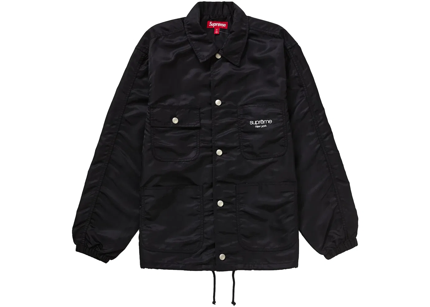 Мужское пальто-куртка без подкладки Supreme Coat, Black