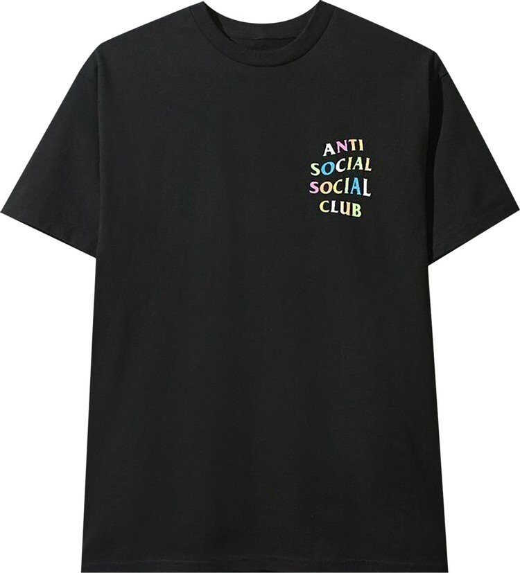 

Футболка Anti Social Social Club Rainbow Tee 'Black', черный