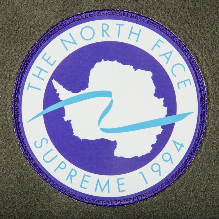 Куртка Supreme x The North Face Trans Antarctica Expedition Fleece Jacket 'Olive', зеленый — фото 4
