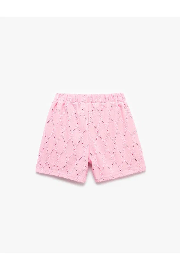 Детские шорты для девочек с вышивкой Koton, Rose