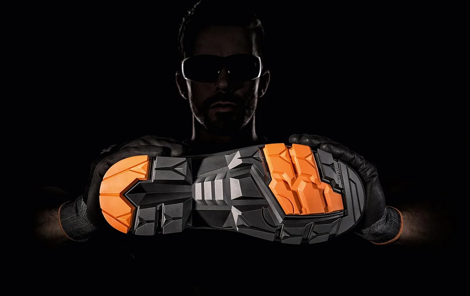 Защитные сандалии Uvex 2 S1P - для мужчин и женщин - ширина W12 (широкая), Orange Black — фото 3