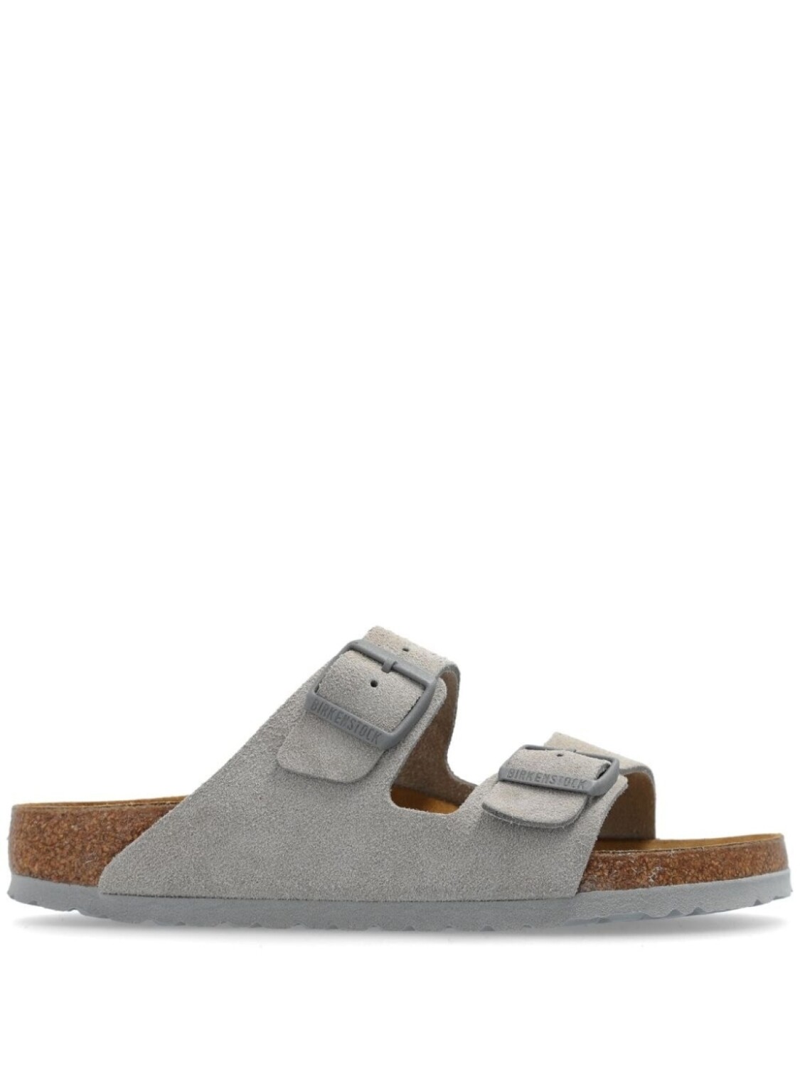 Birkenstock сандалии из замши Аризона, серый