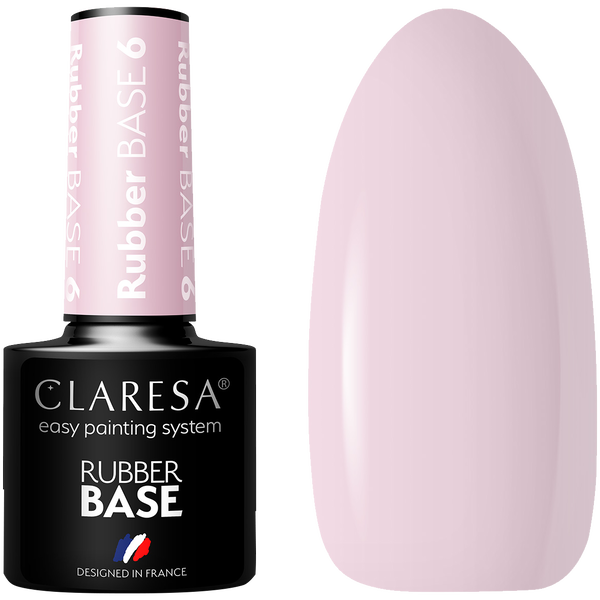

Каучуковая основа для ногтей 6,5 г Claresa Rubber base, цвет base 6
