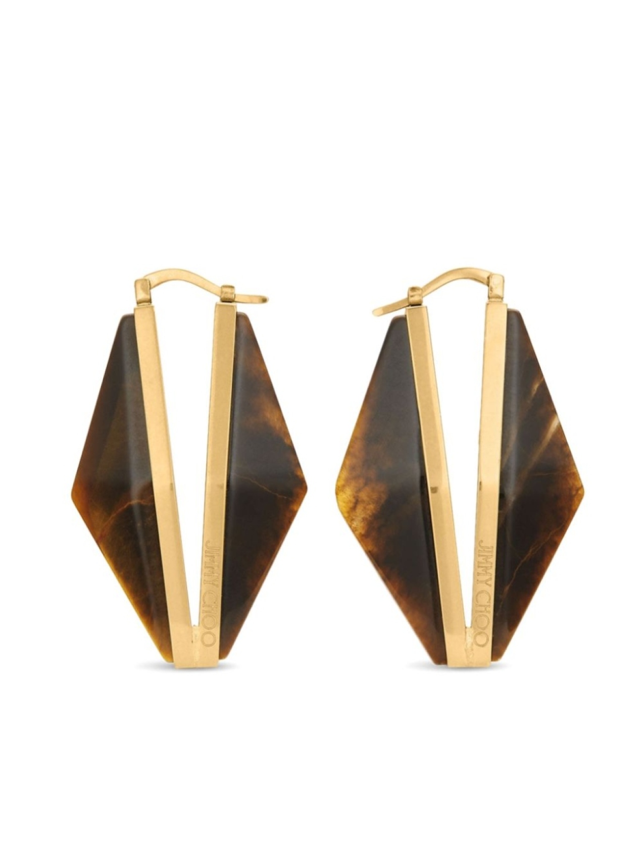 

Jimmy Choo серьги с бриллиантами, золотой