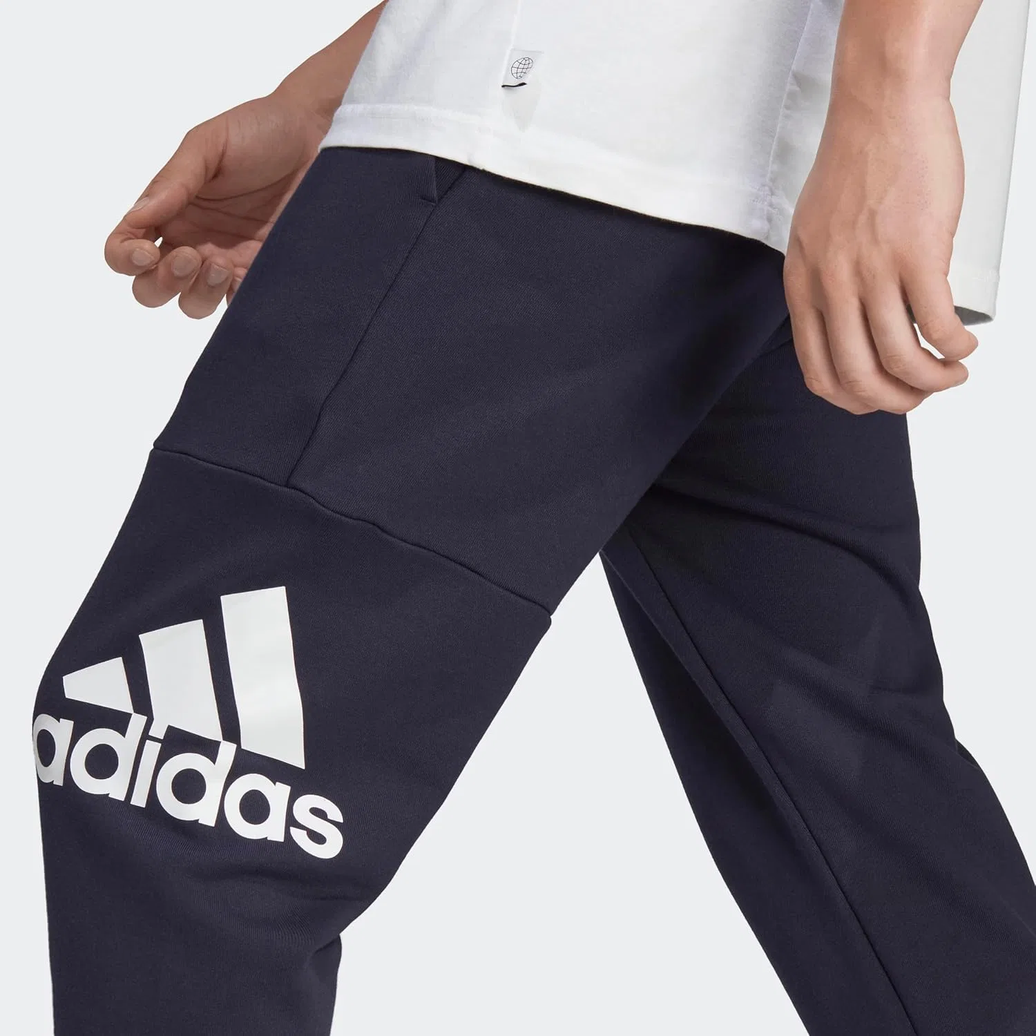 Спортивные брюки adidas Essentials French Terry с манжетами, Legend Ink — фото 3