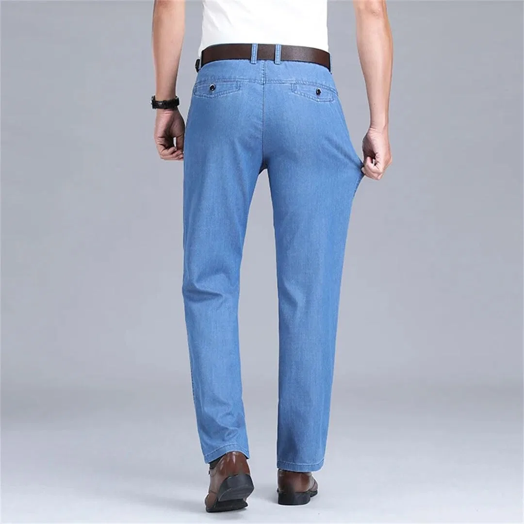 Джинсы Lyocell Stretch Men's, Light Blue — фото 3