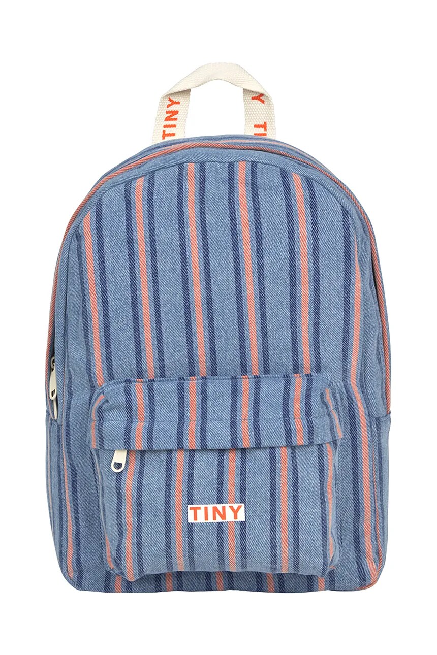 

Детский рюкзак STRIPES DENIM BACKPACK Tinycottons, синий