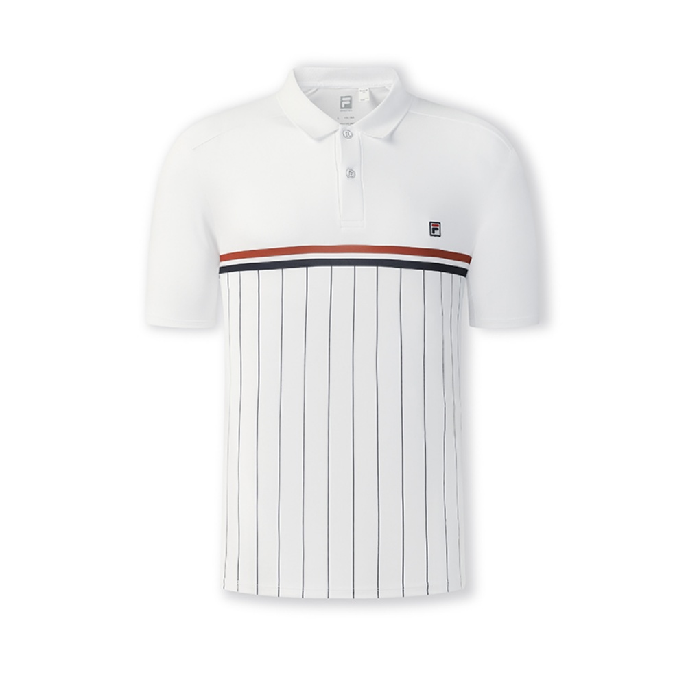 

FILA Теннисная поло мужская jade white, Белый, FILA Теннисная поло мужская jade white