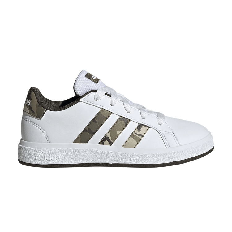 

Кроссовки adidas Grand Court 2.0 K 'Olive Camo', белый