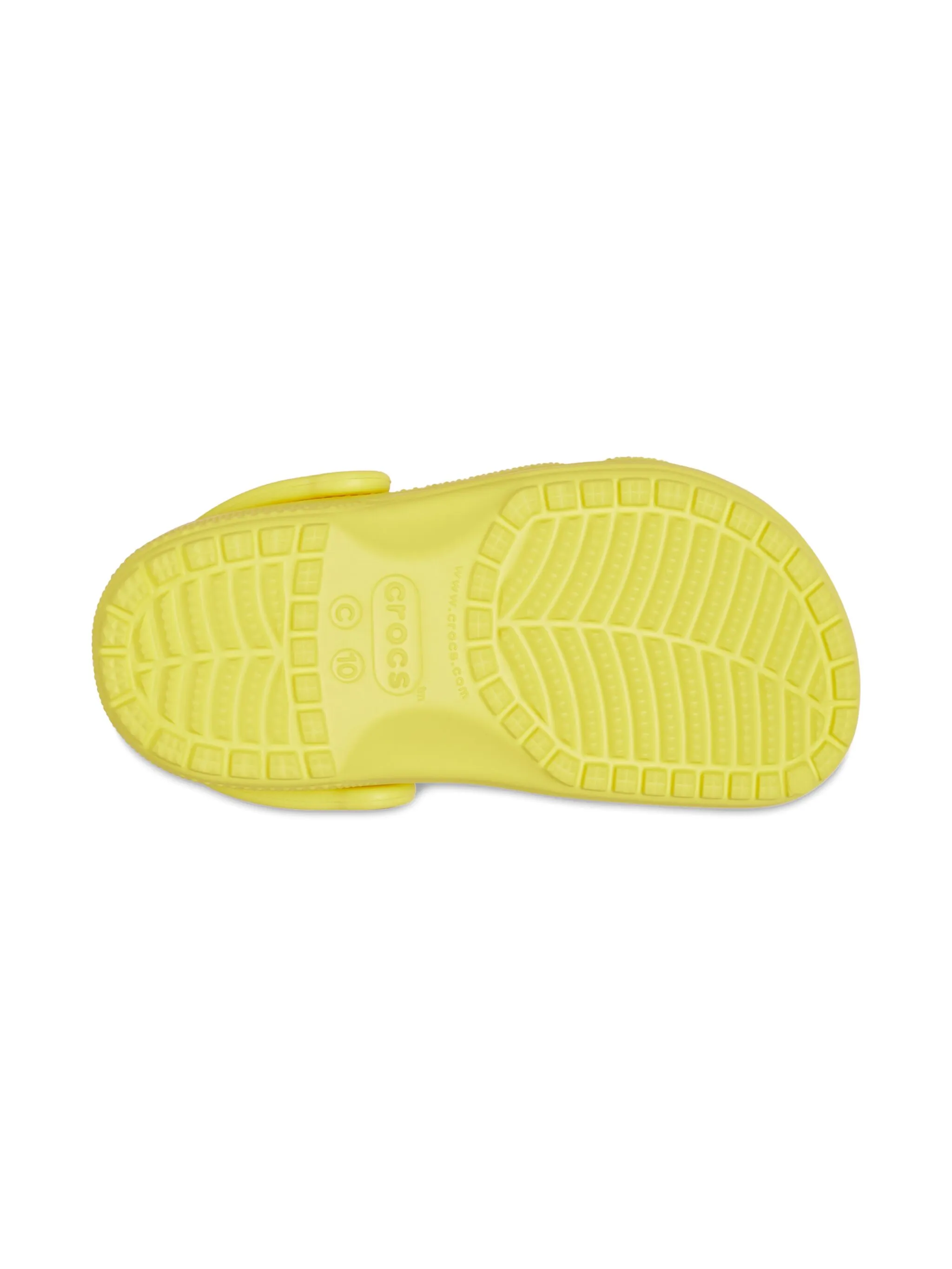 Клоги без застежки Crocs Kids, желтый — фото 4