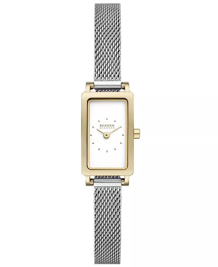 

Женские часы Hagen Micro для двуручного управления, серебристая нержавеющая сталь, 30 мм Skagen, серебро