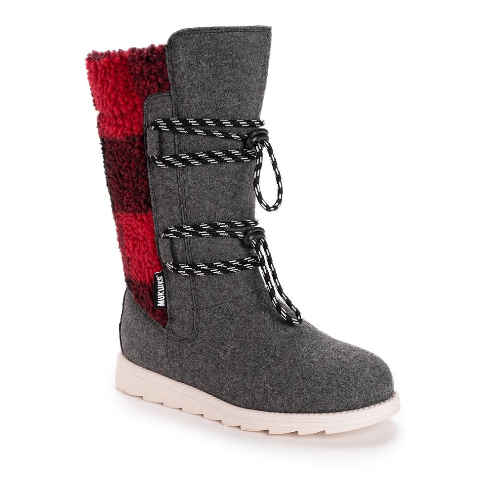 

MUK LUKS Dinah Женские водонепроницаемые зимние ботинки, цвет Dark Gray