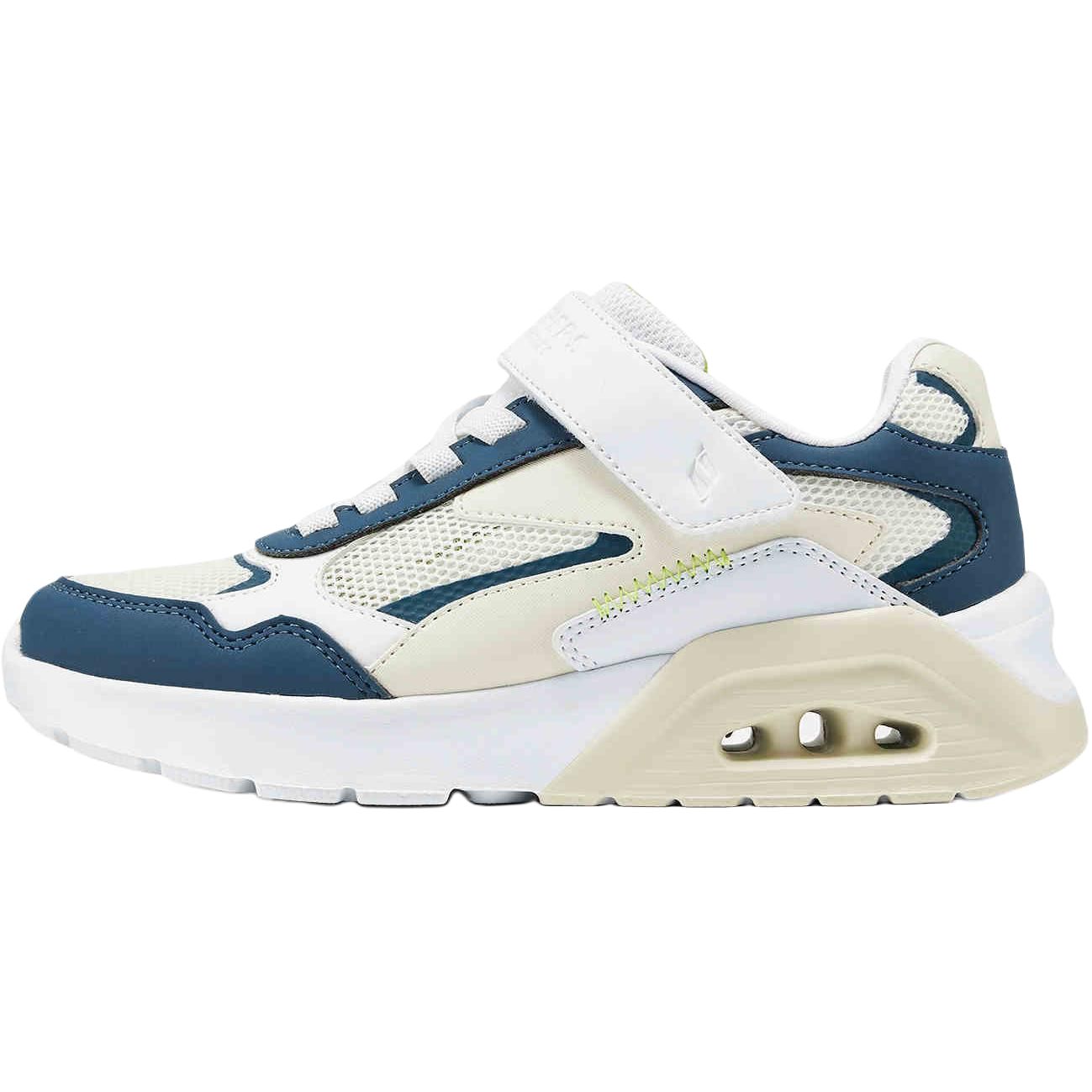 

Нескользящие износостойкие низкие повседневные кроссовки для детей Skechers Kids, синий/белый