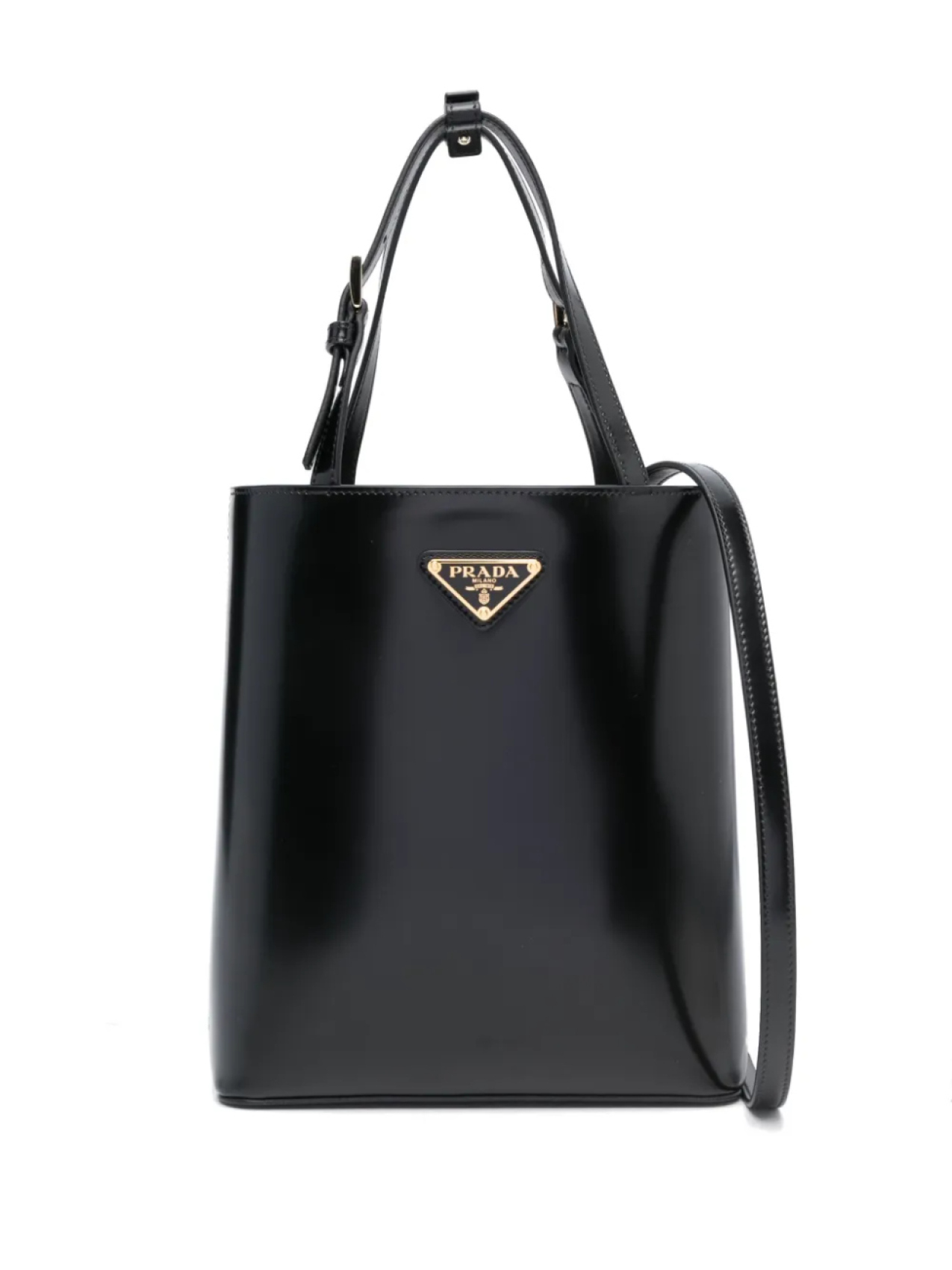 

Сумка-ведро с логотипом Prada, черный