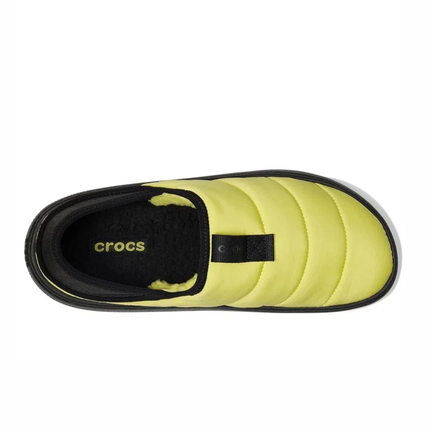 Мужские удобные тапочки Crocs Classic Puff 210706-77K, желтые, модель KFC704 — фото 4
