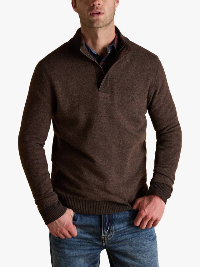 

Джемпер с воротником на пуговицах из шерстяной смеси Joules