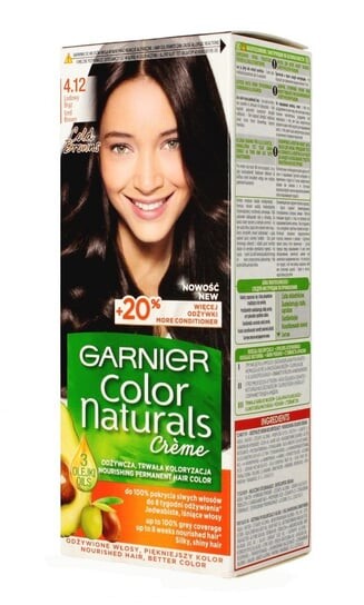 

Крем-краска для волос, оттенок 4.12 «Ледяной коричневый» Garnier, Color Naturals Creme