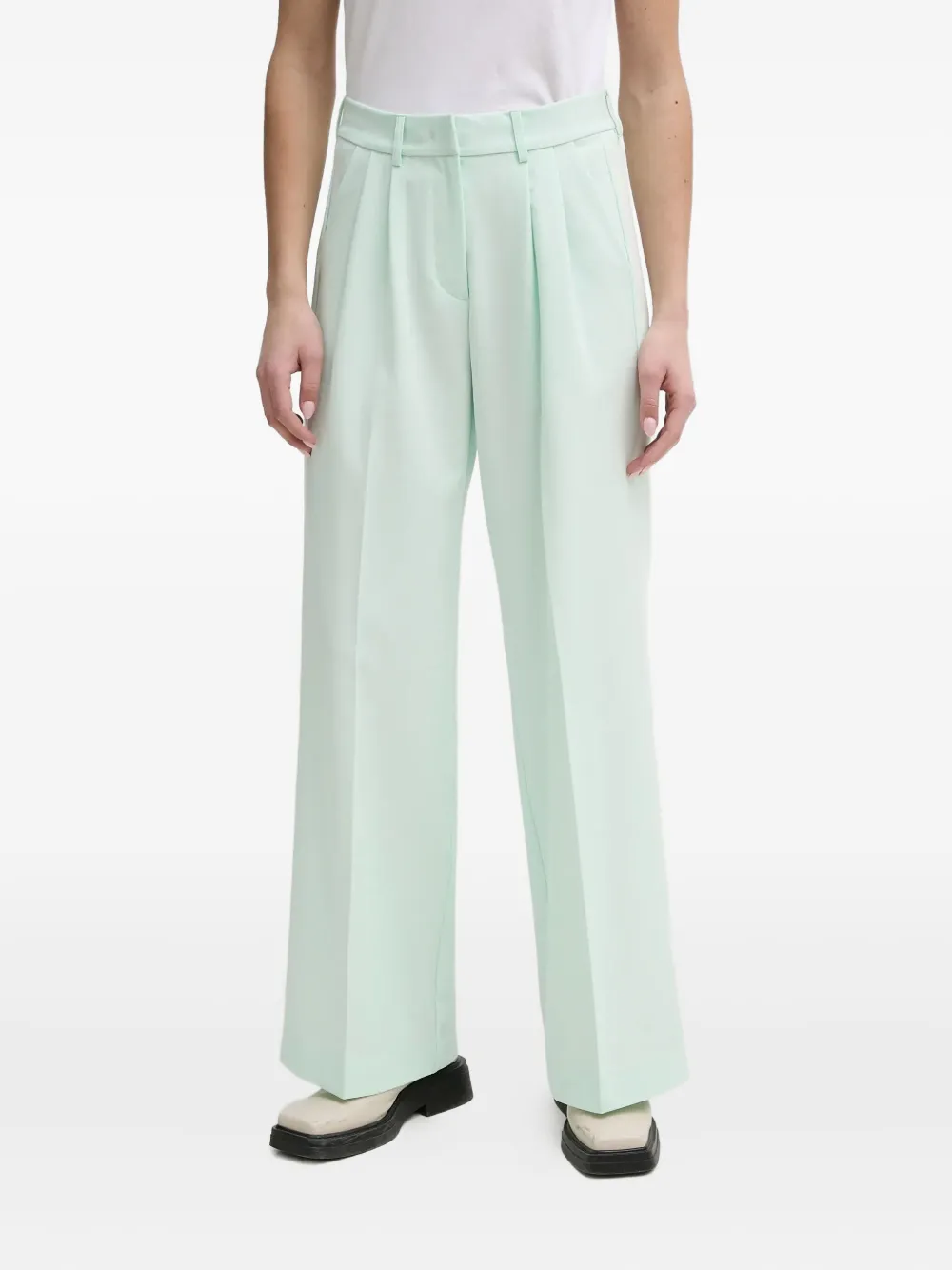 

Брюки со складками спереди Day Birger Et Mikkelsen, зеленый