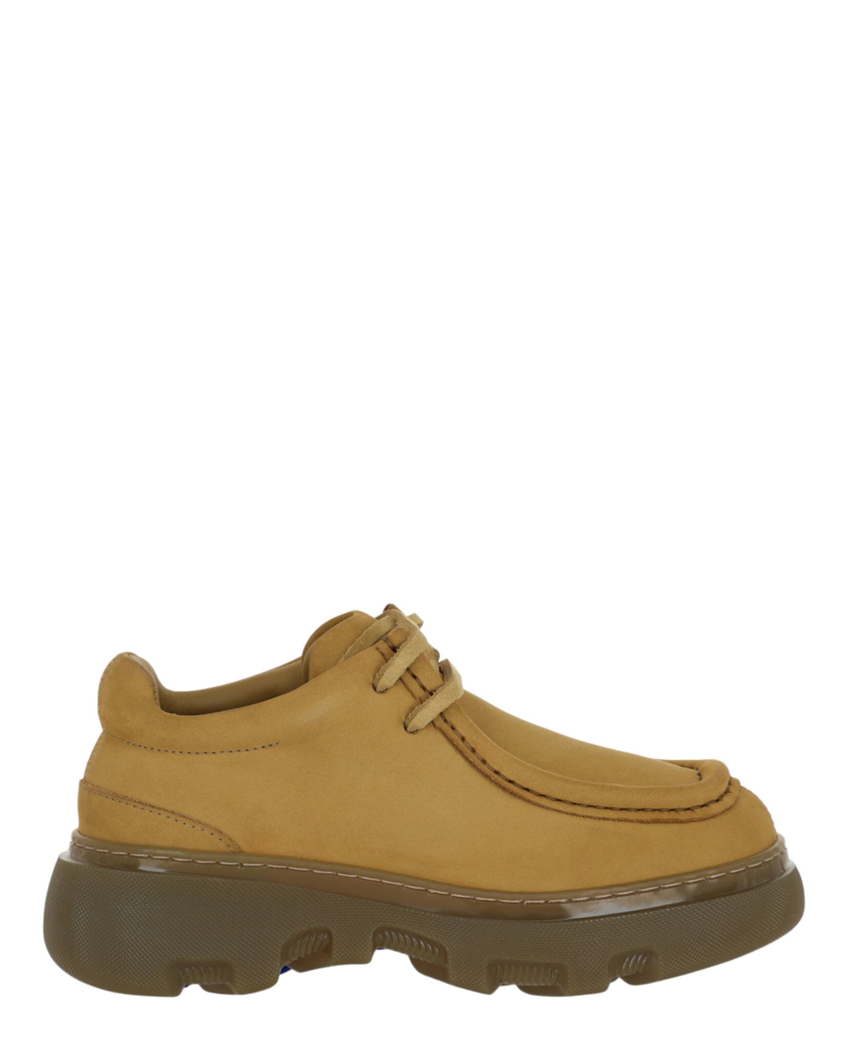 Туфли из нубука Creeper Burberry, коричневый