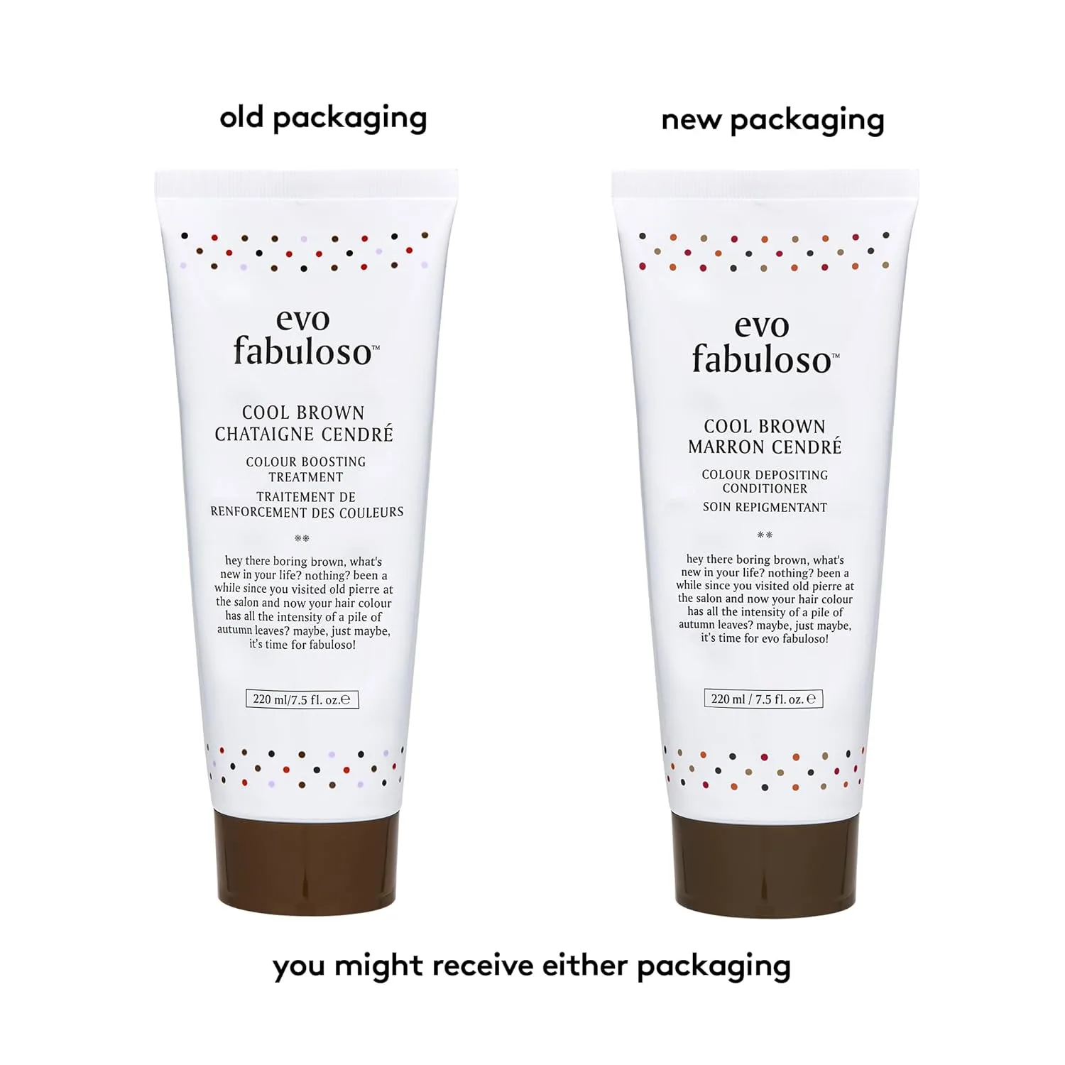 Кондиционер для окрашенных волос Evo Fabuloso Colour Depositing Conditioner - Питательное средство для сухих волос и мгновенное усиление цвета. 222 мл (.), Cool Brown — фото 3