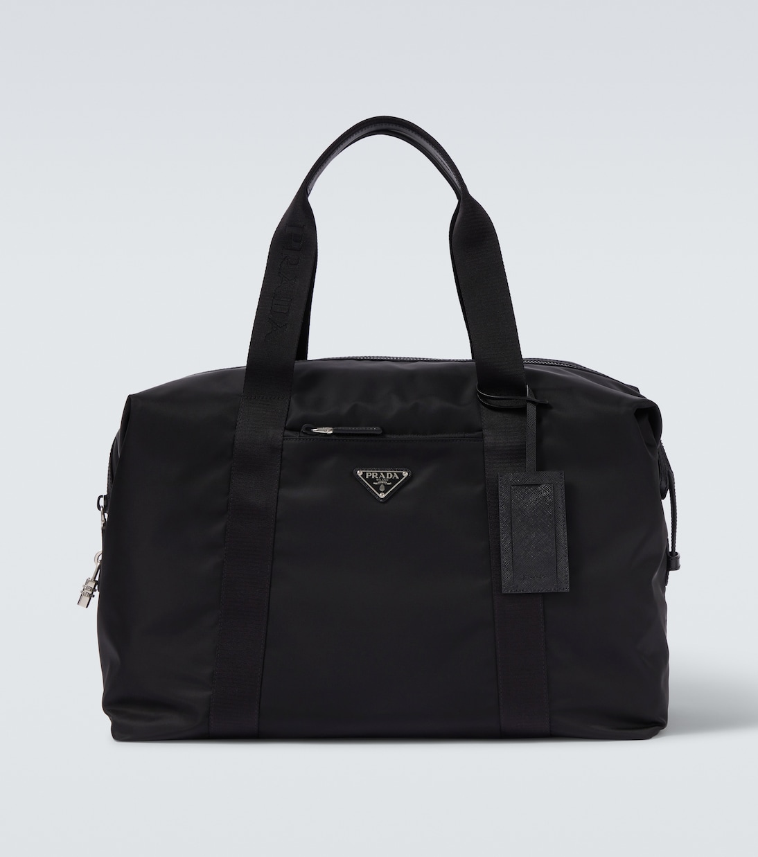 

Дорожная сумка с отделкой из Re-Nylon кожи Prada, черный