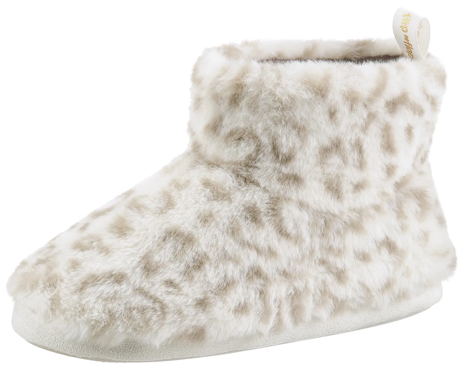 

Шлепанцы "short*yeti leo" в пушистом львином стиле Flip Flop, кремовый