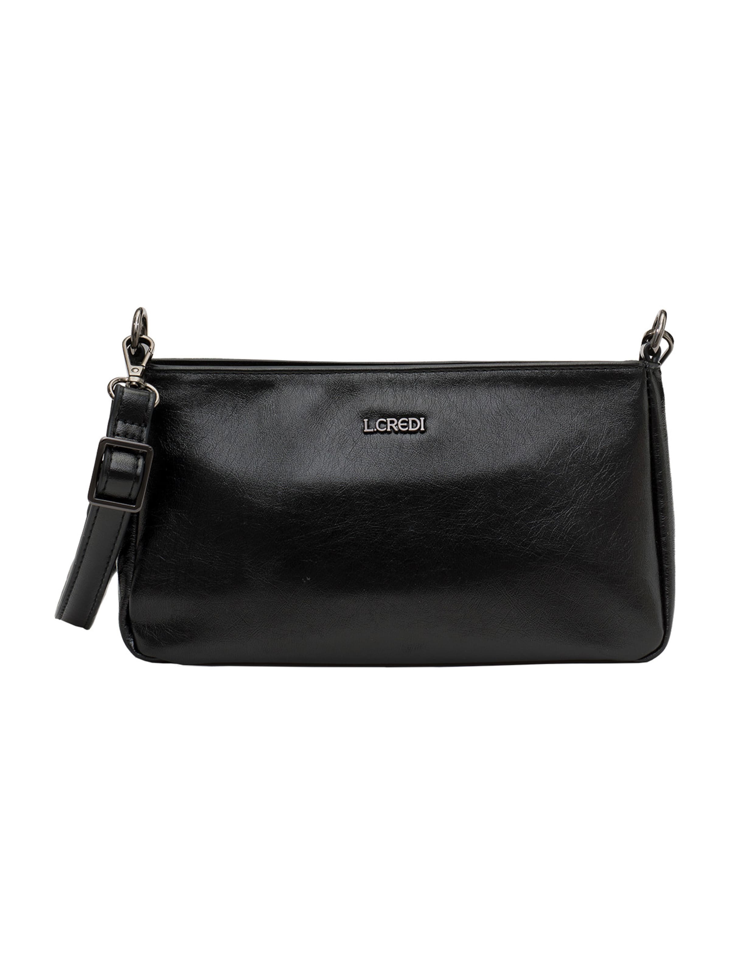

L.CREDI Плечевая сумка 'Pamela' в черном цвете