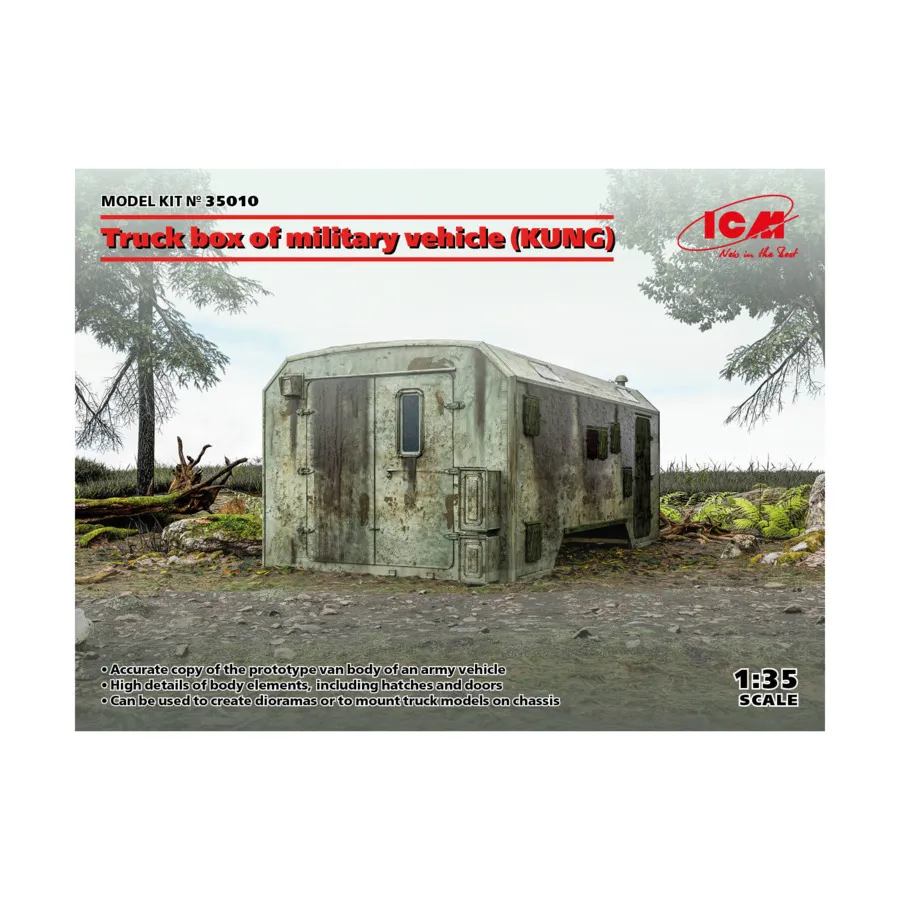 

Фургон для военной техники (КУНГ), Military Models 1/35 Scale (ICM)
