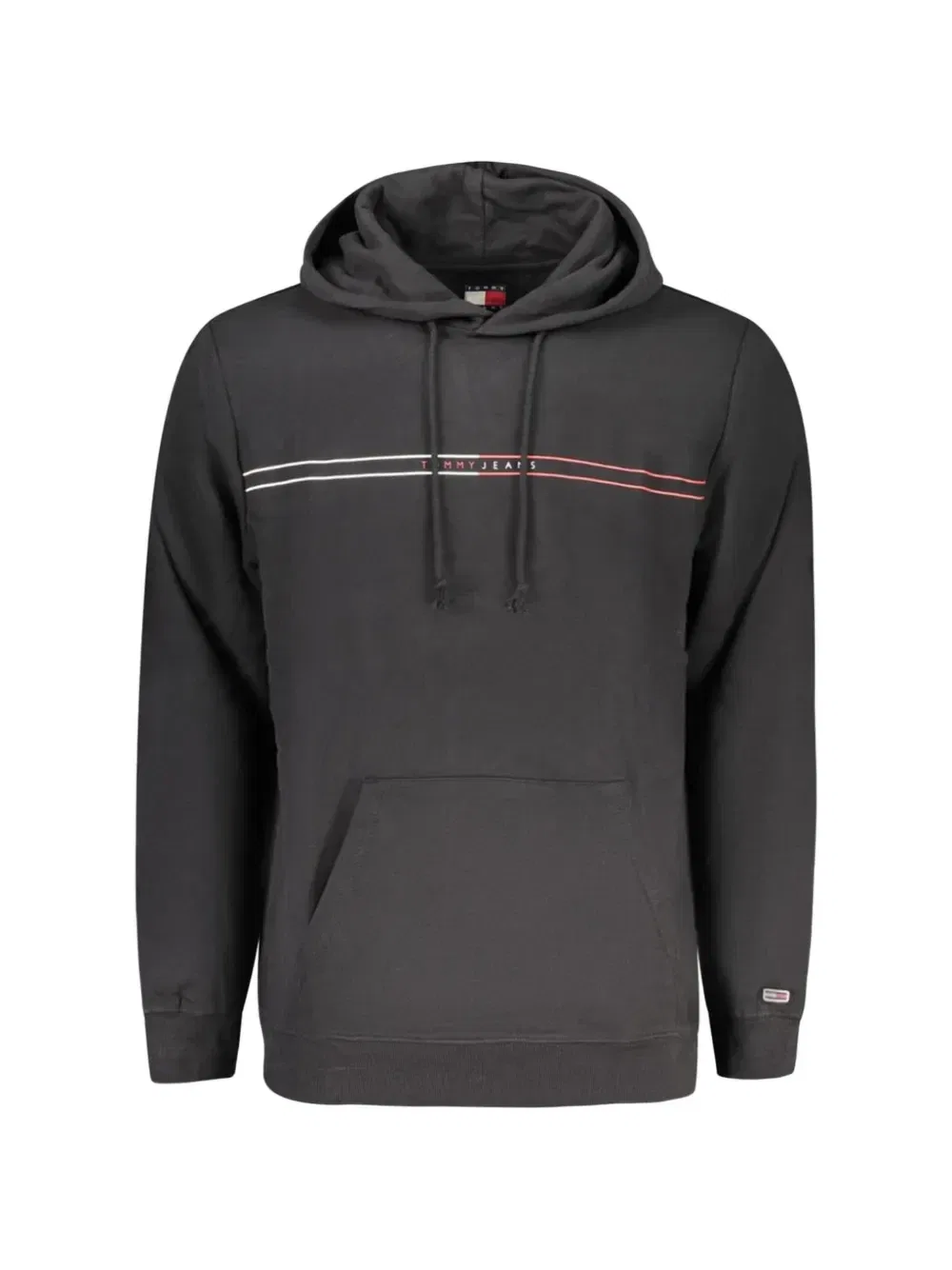 Худи на шнурках с логотипом Tommy Hilfiger, серый