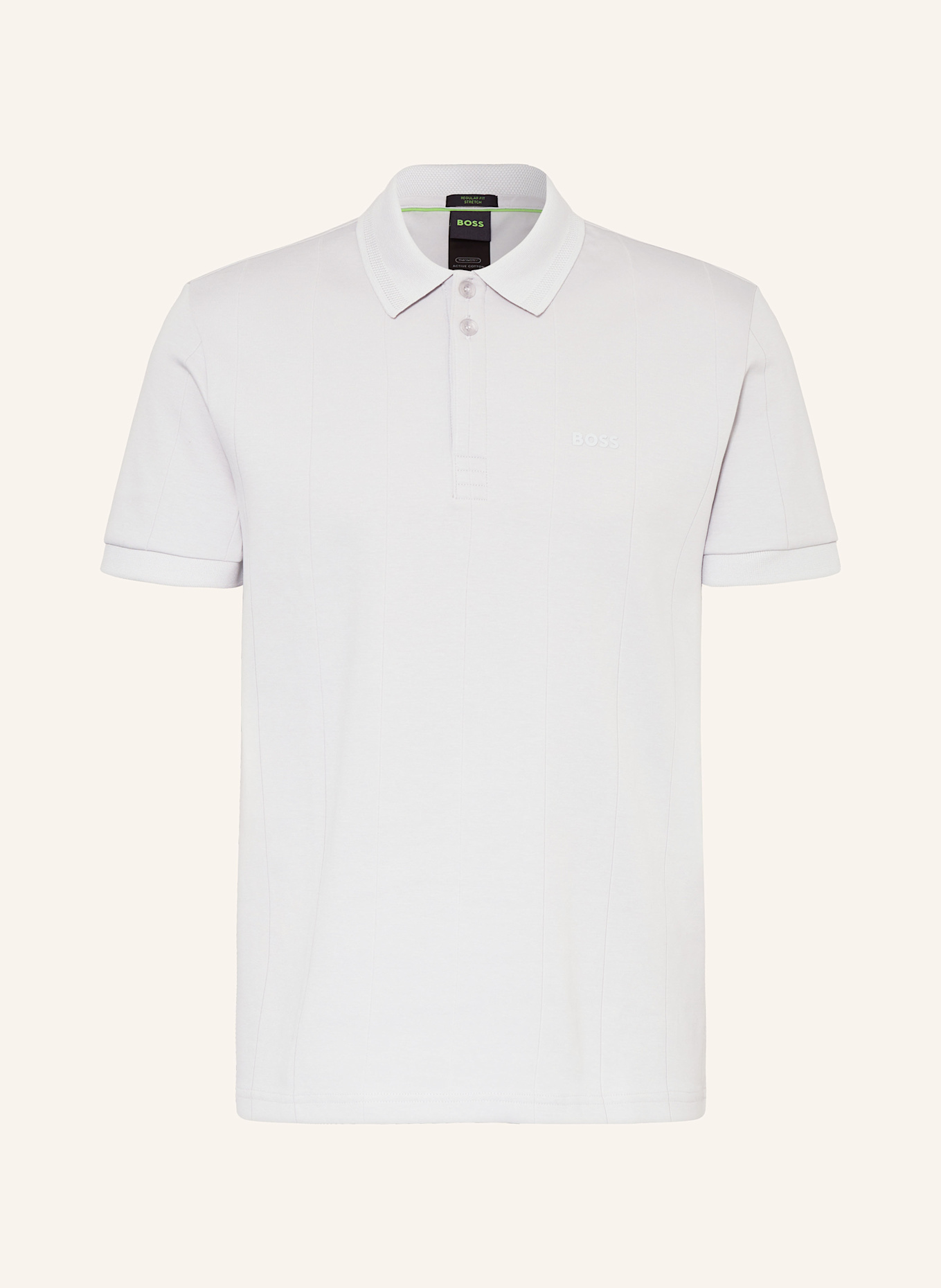 

Рубашка поло из джерси Paddy Curved Regular Fit Boss, серый