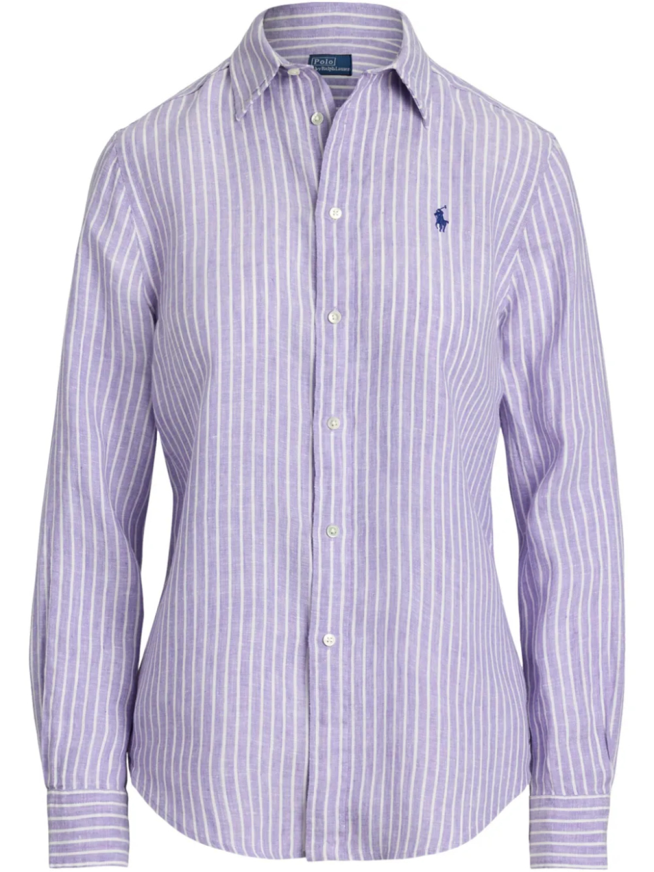 

Льняная рубашка Polo Pony Polo Ralph Lauren, фиолетовый