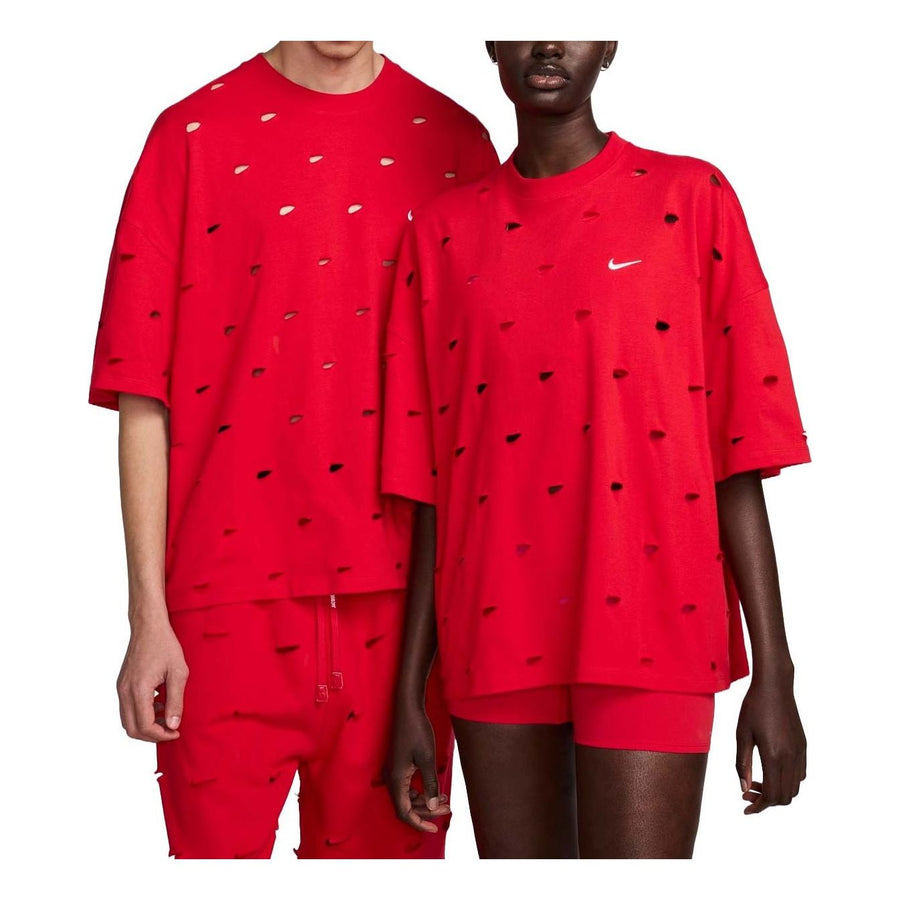 

Футболка Nike x Jacquemus Swoosh T-shirt Asia Sizing 'Red', красный