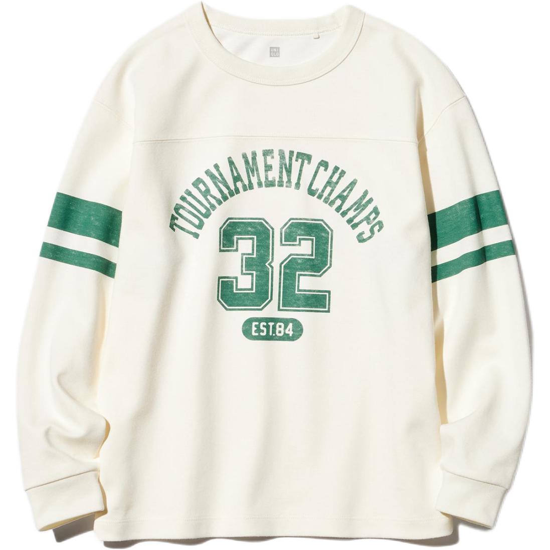 

Детская футболка UNIQLO, Ecru, Бежевый, Детская футболка UNIQLO, Ecru