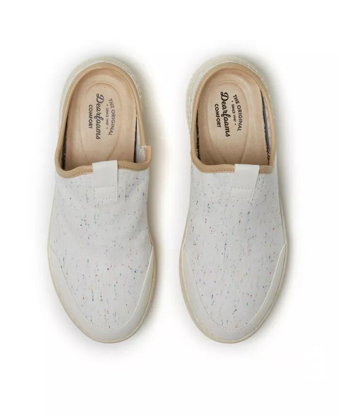 Женские кроссовки Lila Mule Slip-On Dearfoams, коричневый/бежевый — фото 2