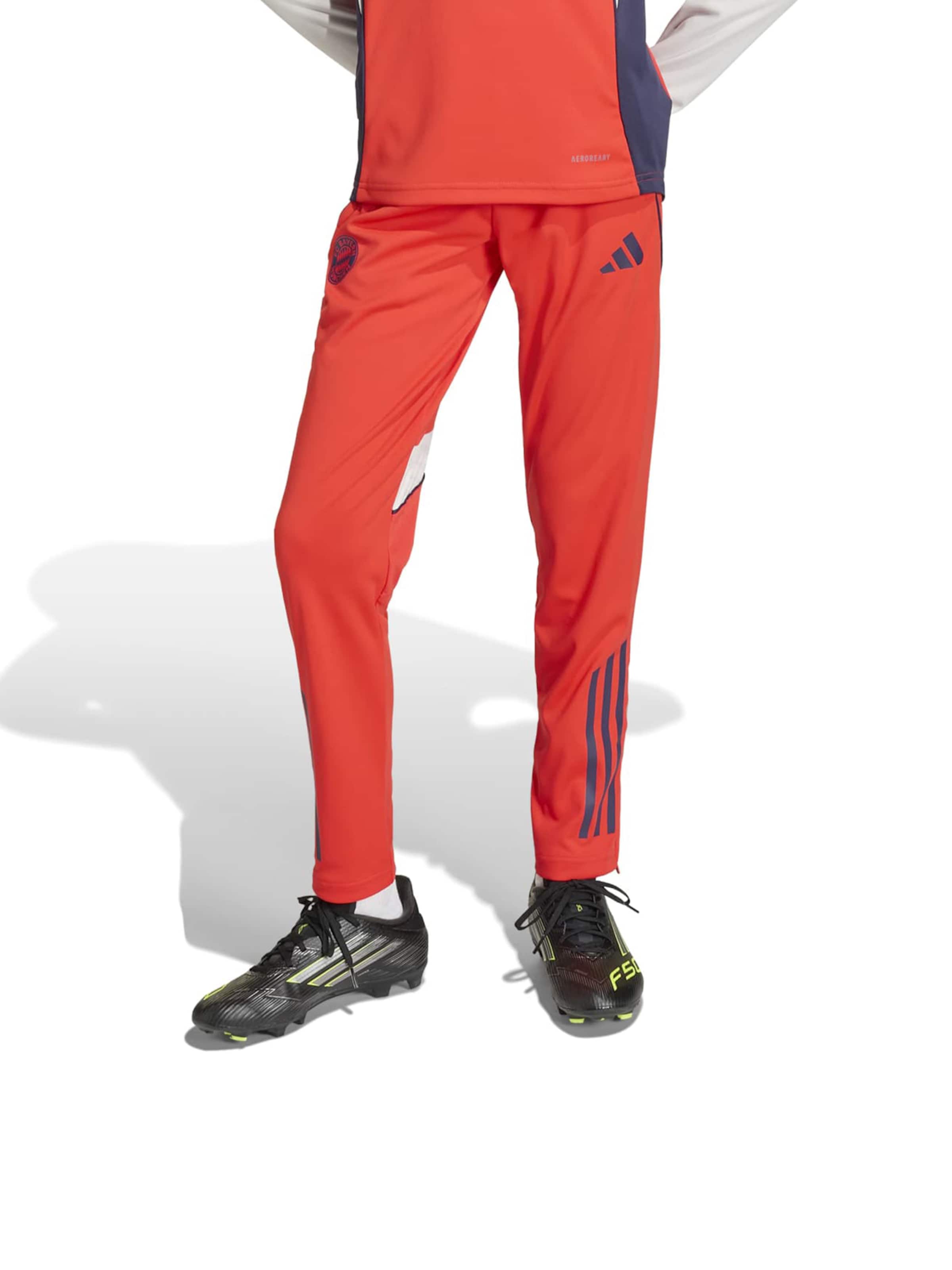 Adidas Performance Штаны для тренировок Regular 'FCB' в красном цвете — фото 2