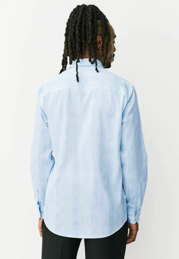 Классическая рубашка Next, Light Blue Check — фото 3