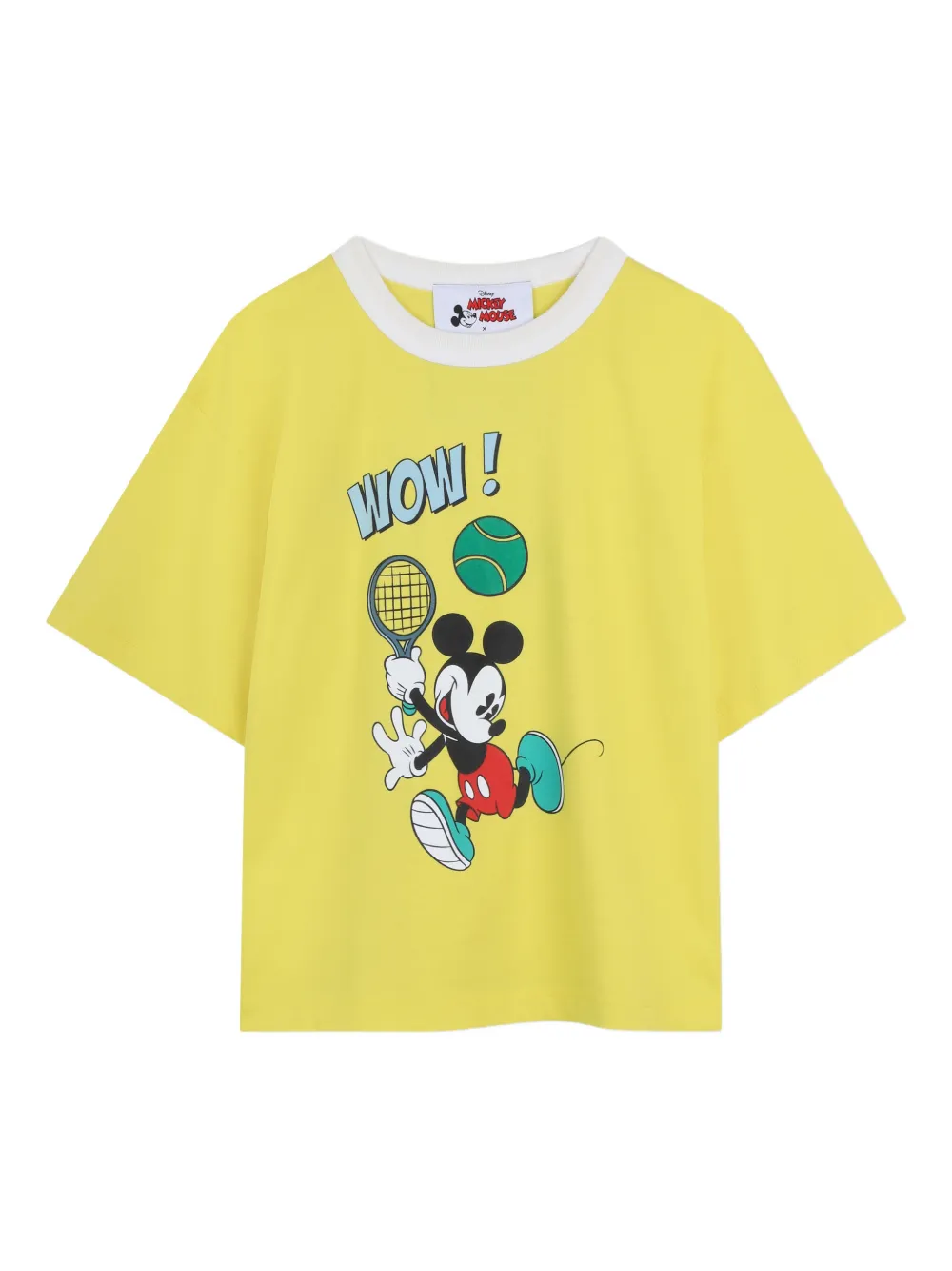 

Футболка с графичным принтом из коллаборации с Mickey Mouse Marc Jacobs Kids, желтый