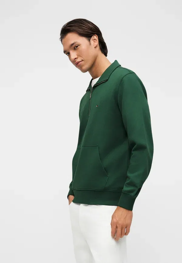 Толстовка Tommy Hilfiger Essential Zip Core, уличный зелёный — фото 4