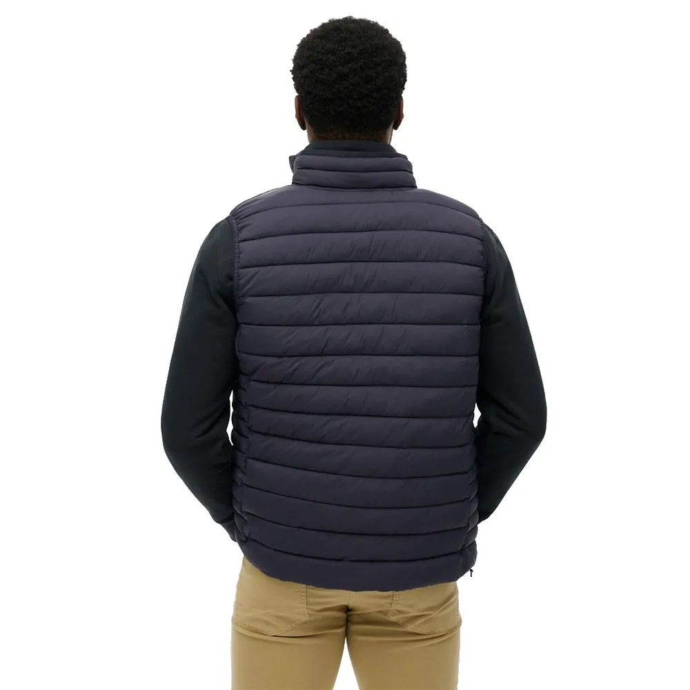 Утепленный жилет Superdry Fuji Lite, синий — фото 2
