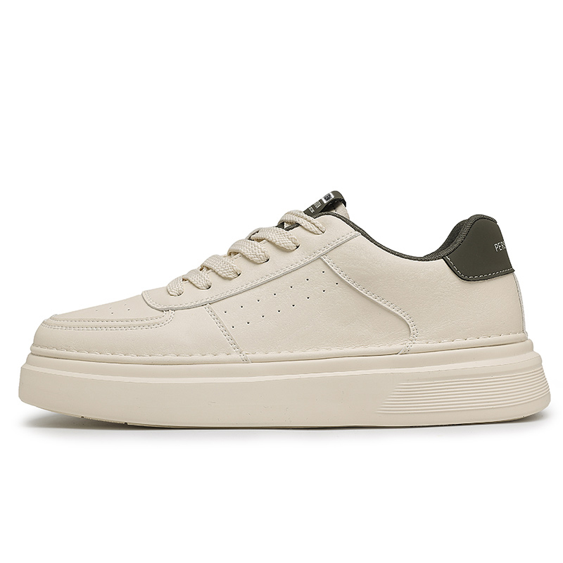 

JKEM Низкие скейтерские кроссовки мужские бежево-зеленые, цвет Beige Green