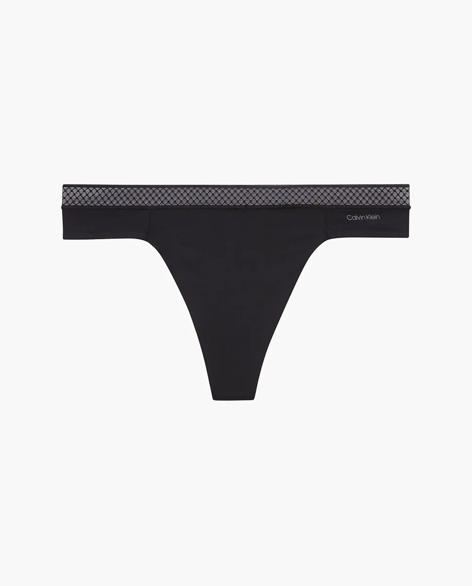 Стринги - Sed Comfort Light Calvin Klein, черный — фото 4
