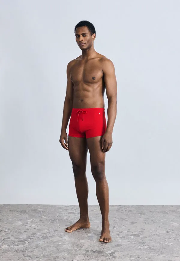 Плавки с вышивкой флага, необходимые плавки для плавания Tommy Hilfiger, Medium Red — фото 2