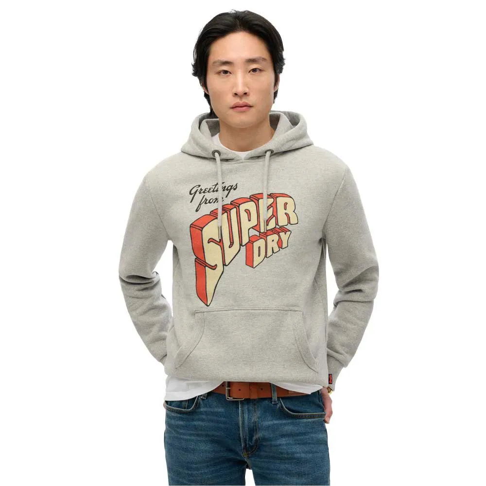 

Худи Superdry North Cali, серый
