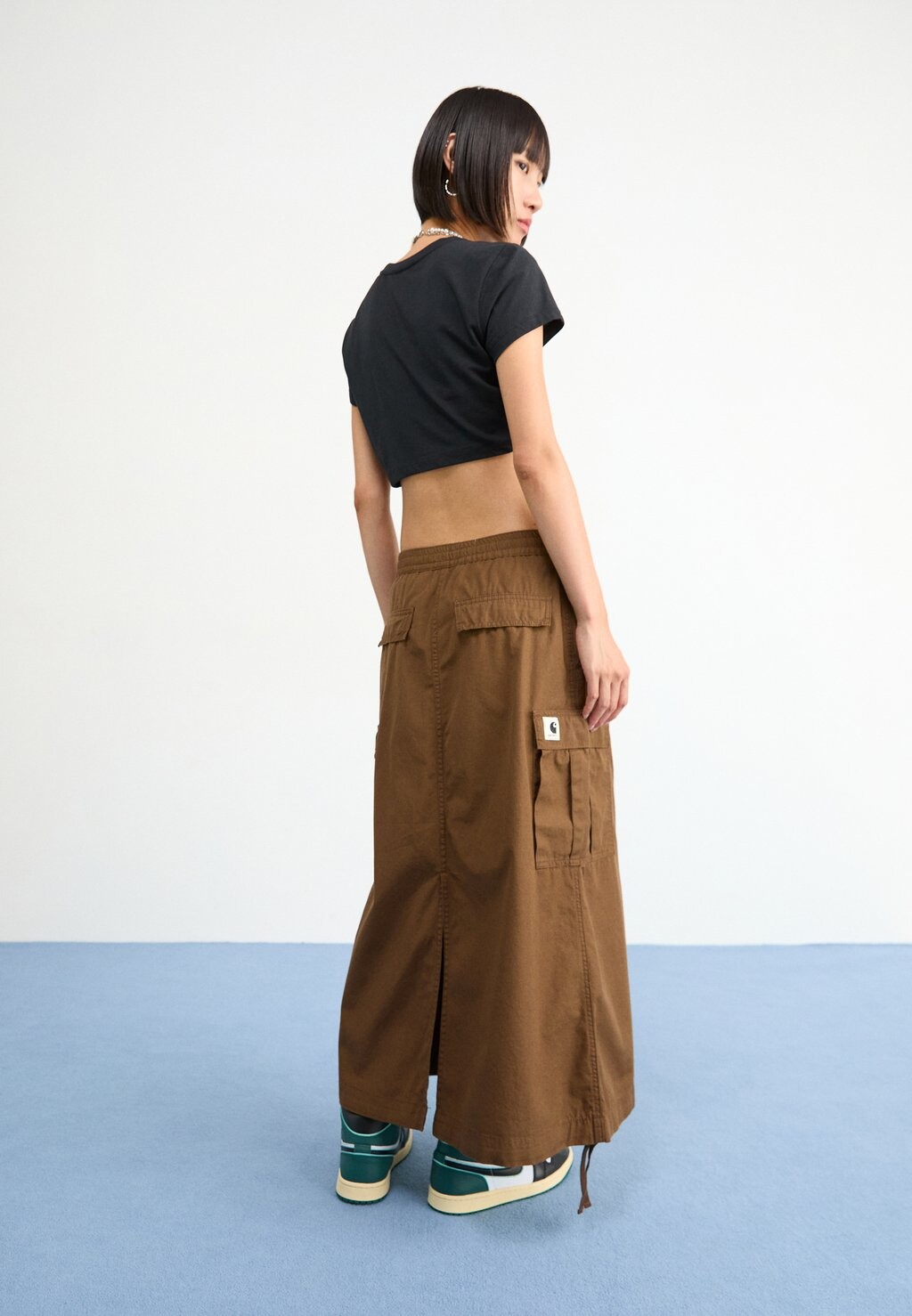 

Юбка макси SKIRT LONG Carhartt WIP, коричневый